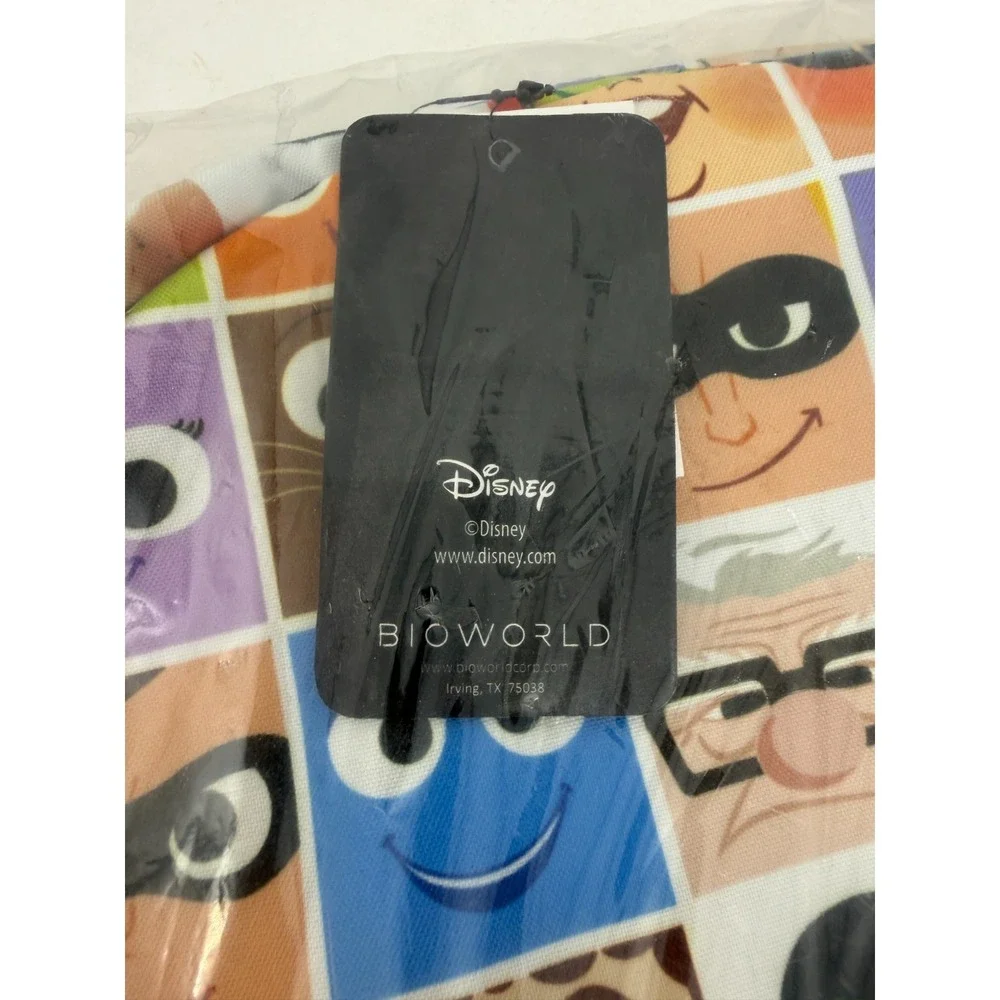 Disney Pixar Character‎ Faces Backpack Boworld All-Over Print School Bag NEW